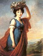 eisabeth Vige-Lebrun Princess Eudocia Ivanovna Galitzine as Flora oil painting picture wholesale